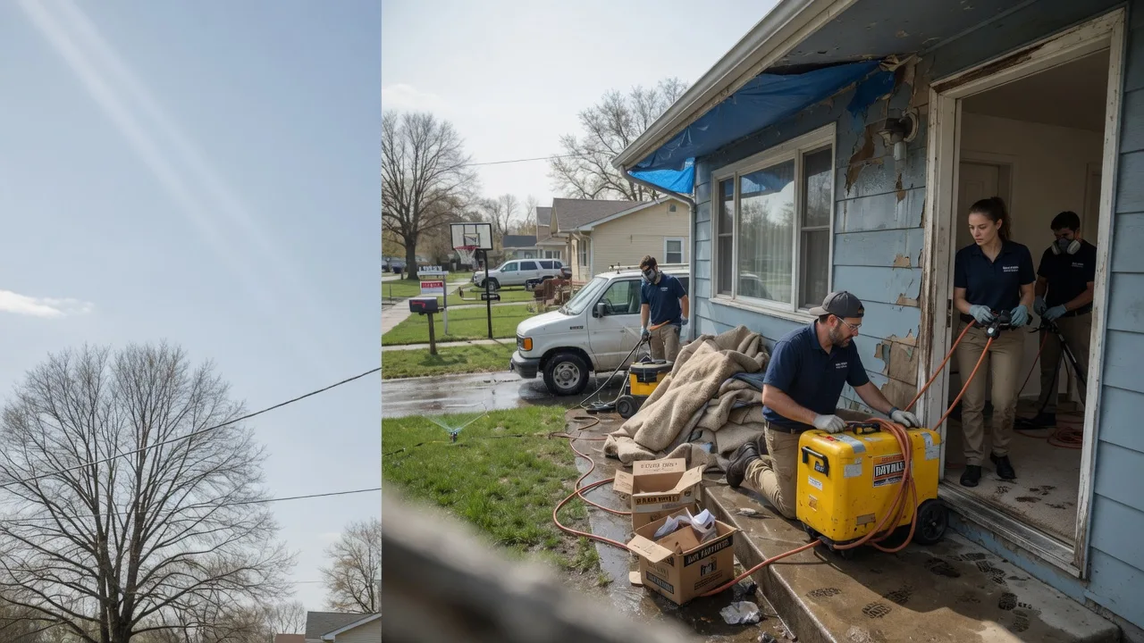 Basement Flood Cleanup in Oak Lawn, IL near me
